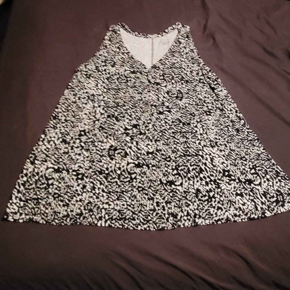 Lane Bryant Marble Notebook Tank Top